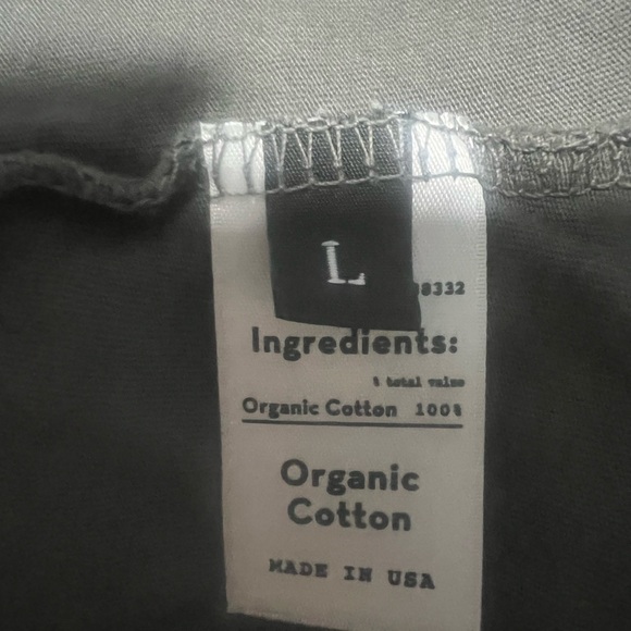 Groceries Apparel Olive Green Cotton Tank Top L - Picture 4 of 5